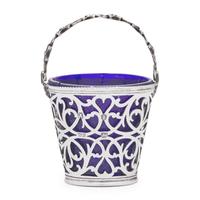 A George III Pierced Silver Cream Pail
