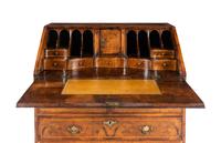 A George II Walnut Slant-Front Bureau