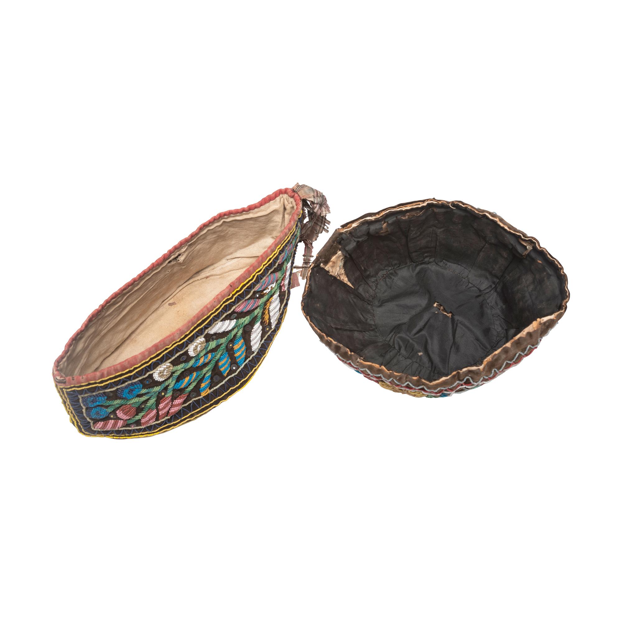 Haudenosaunee Beaded Caps