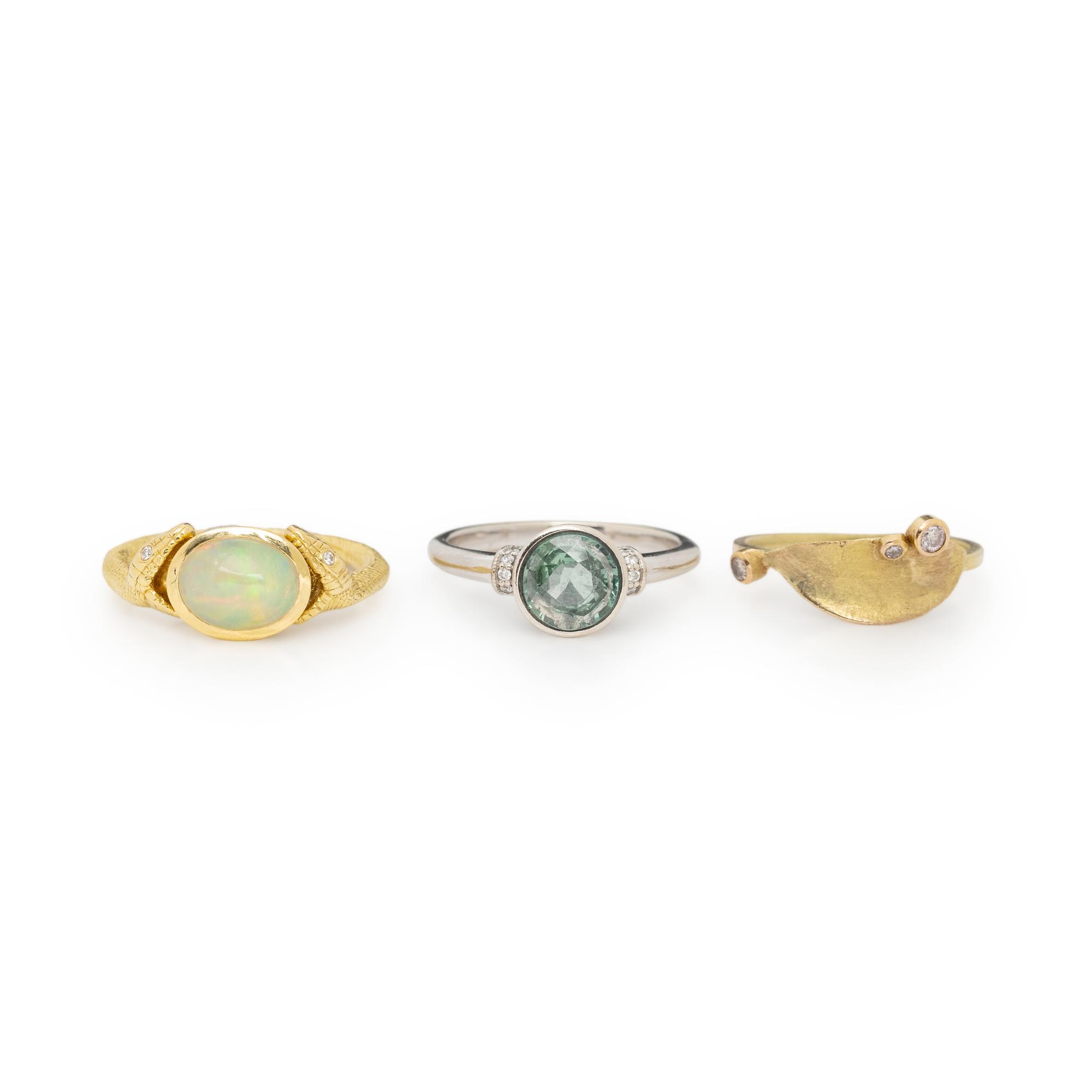 COLLECTION OF MULTIGEM RINGS