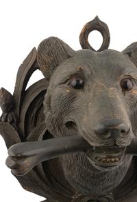 A Black Forest Carved Wall Plaque