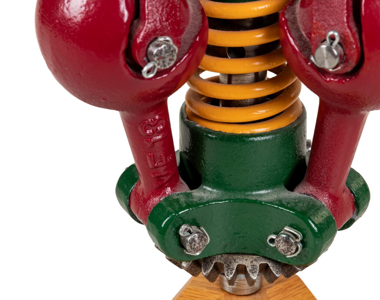 A Painted Metal Tractor Steam Engine Governor