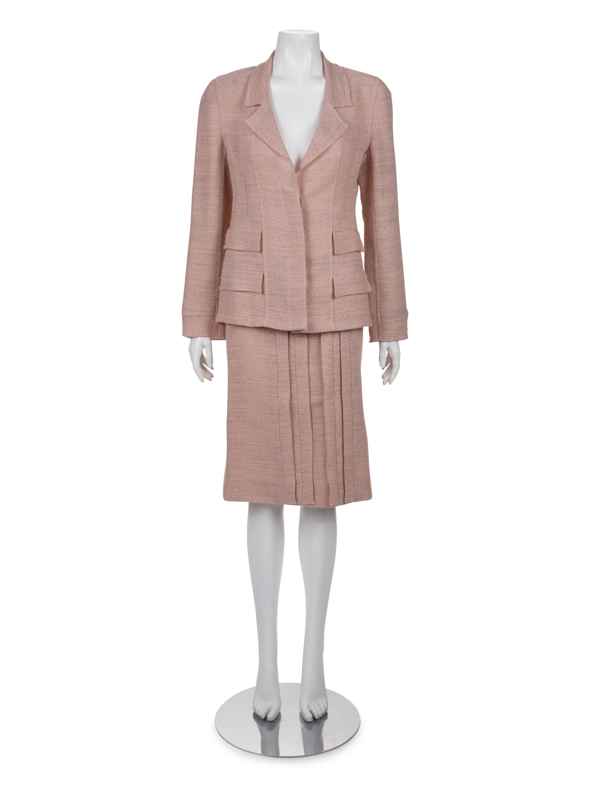 Chanel Two-Piece Tweed Skirt Suit, Cruise 1999