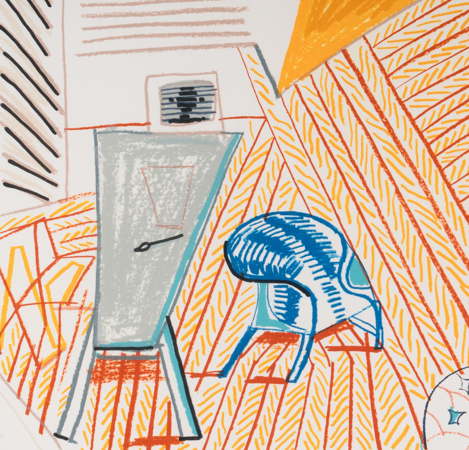 Pembroke Studio with Blue Chairs and Lamp (from Moving Focus ), 1984