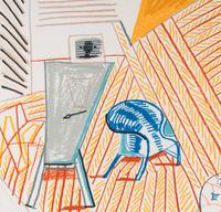 Pembroke Studio with Blue Chairs and Lamp (from Moving Focus ), 1984