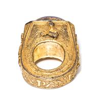A Gilt Bronze Amethyst-Inset Papal Ring of Pope Paul V