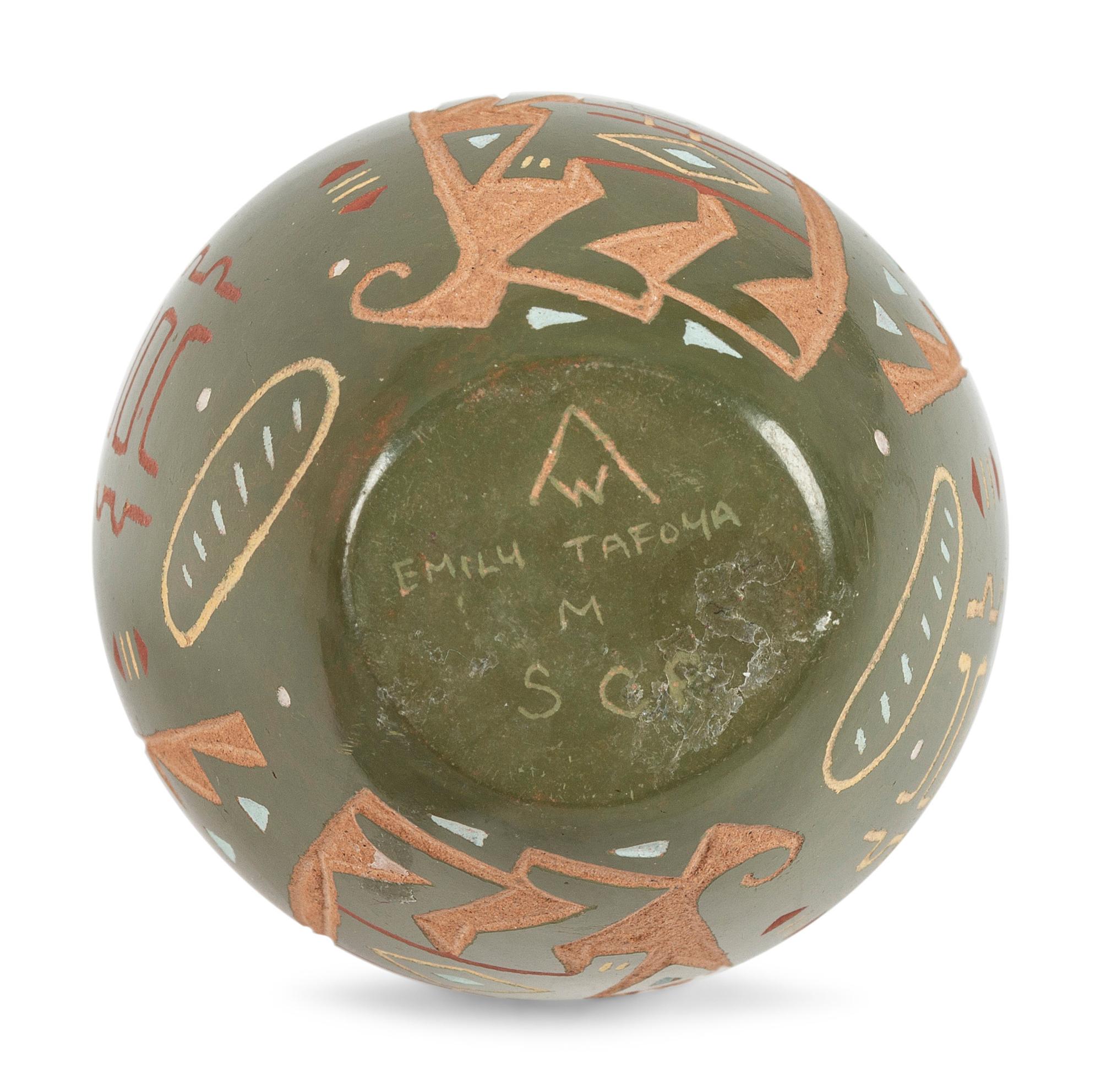 Collection of Santa Clara Miniature Sgraffito Pottery