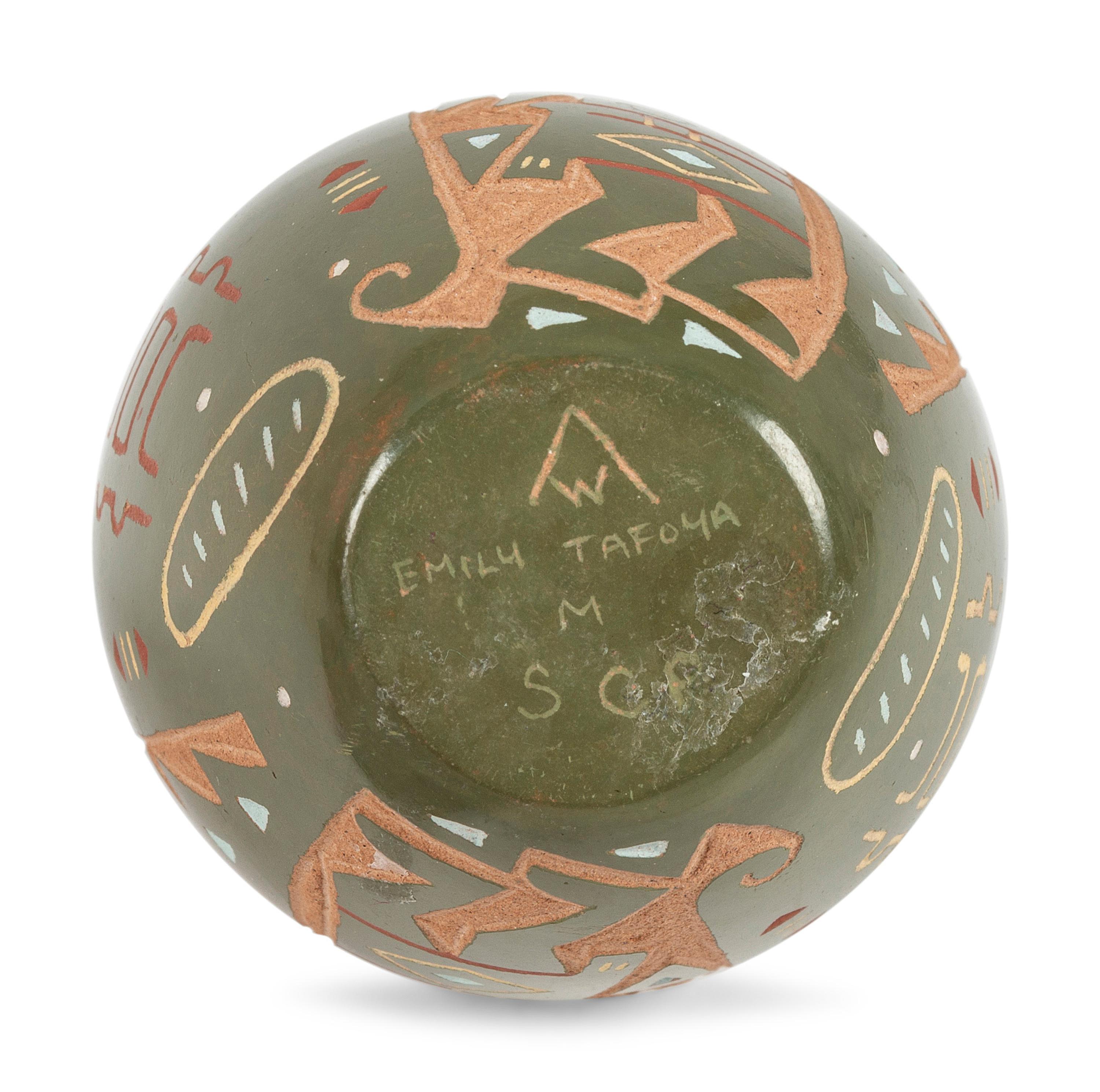Collection of Santa Clara Miniature Sgraffito Pottery