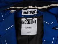 Moschino, Blue Brushstroke-Print Pantsuit
