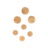 YELLOW GOLD TUXEDO BUTTON SET