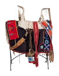 A Plateau Beaded Saddle
