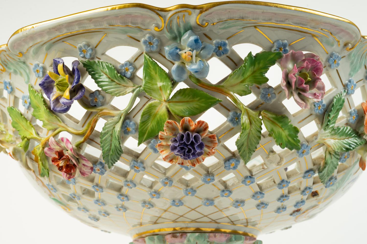 A German Porcelain Centerpiece — 19TH CENTURY
