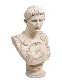 A Composition Bust of Caesar Augustus
