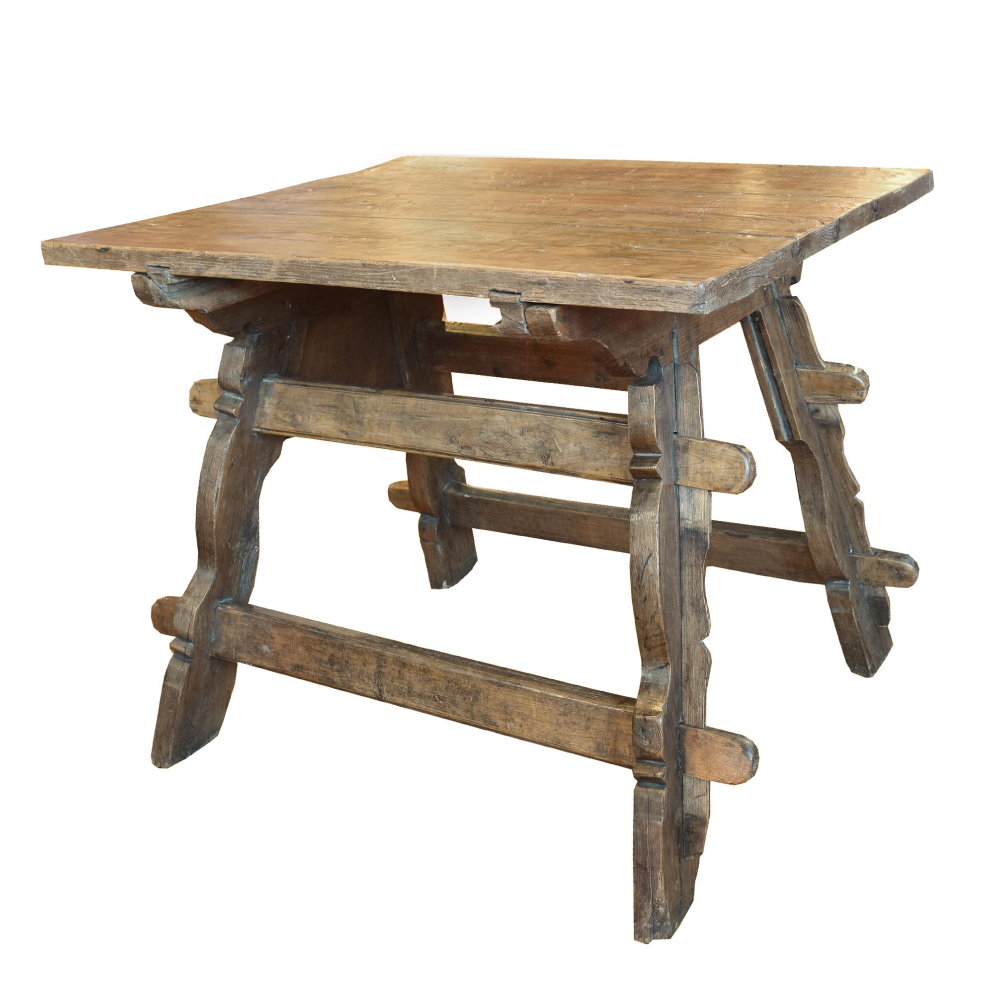 A Bavarian Jogl Table 39" W x 34" D x 32.5" H — Germany, 19th Century
