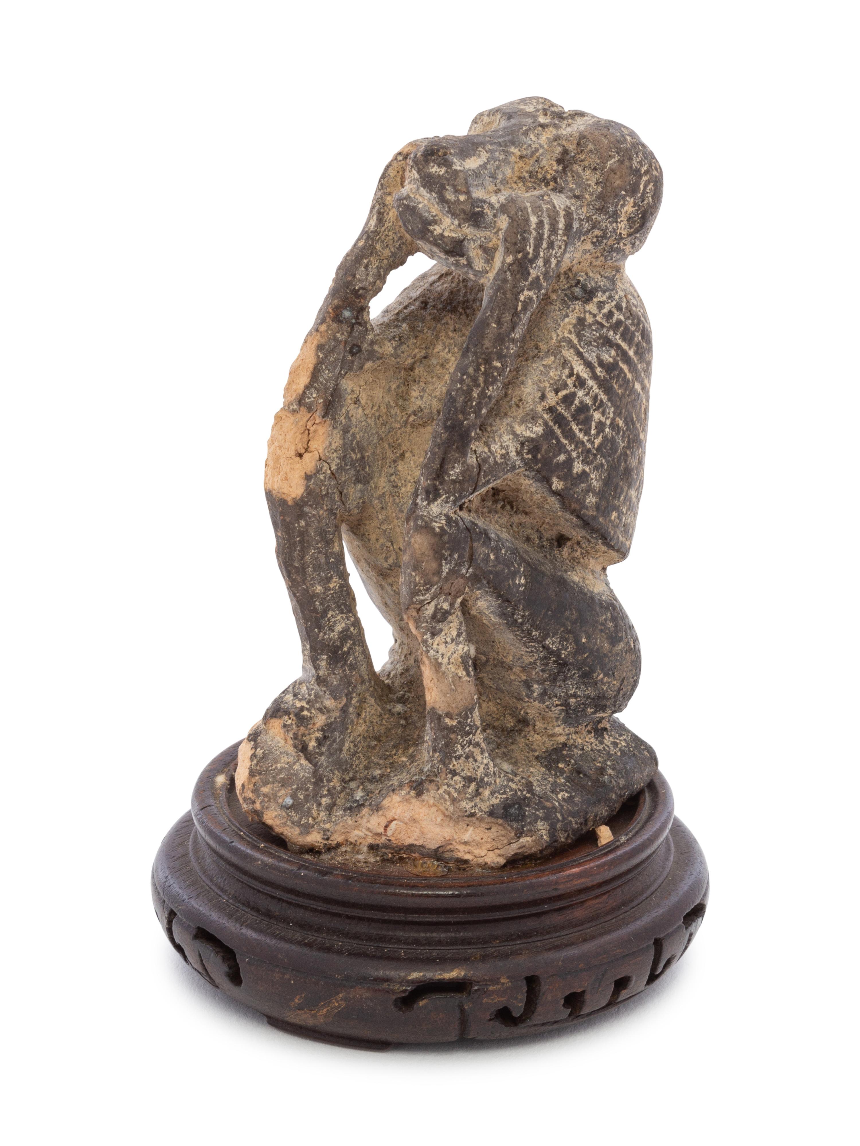 An Egyptian Faience Amulet of Thoth
