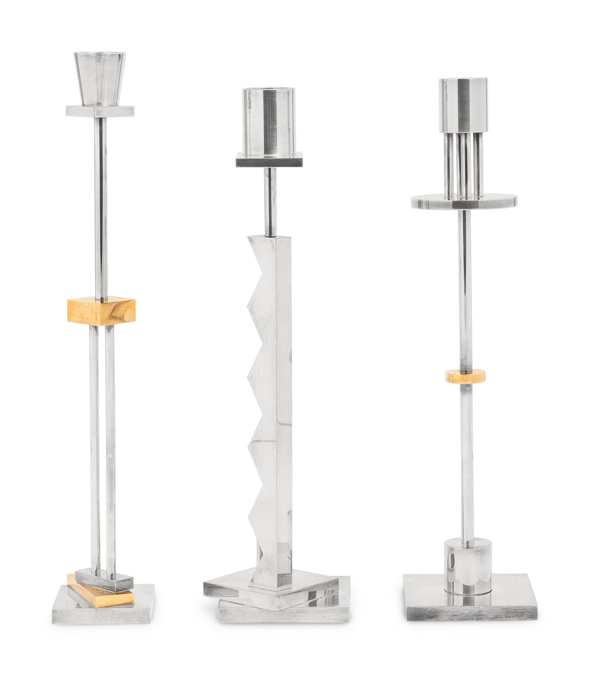 Three candlesticks for Swid Powell, Italy