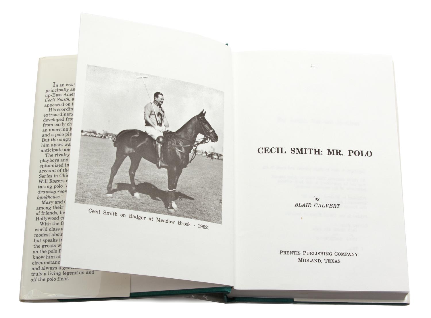 CALVERT, Blair Cecil Smith: Mr. Polo.
