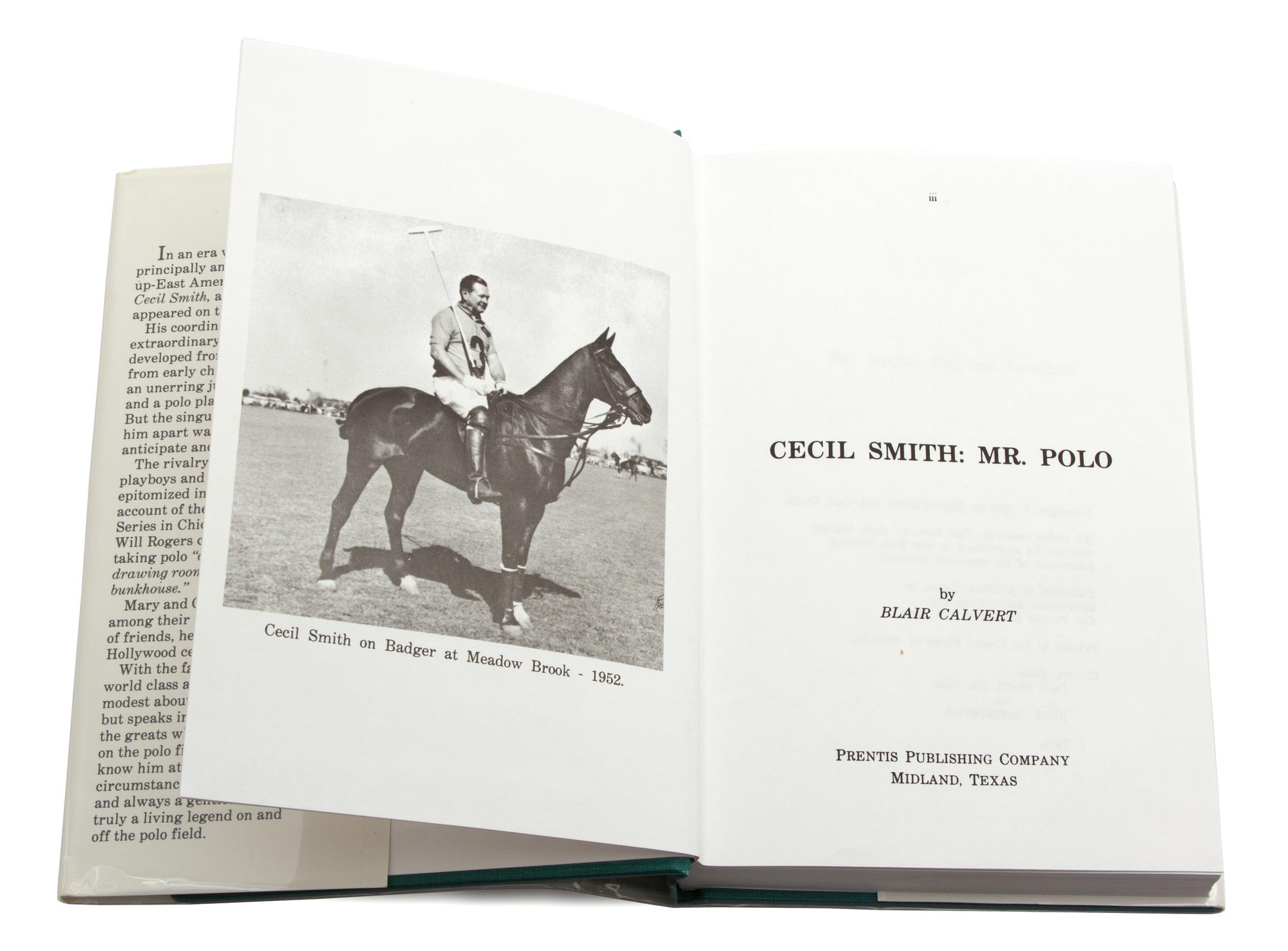 CALVERT, Blair Cecil Smith: Mr. Polo.