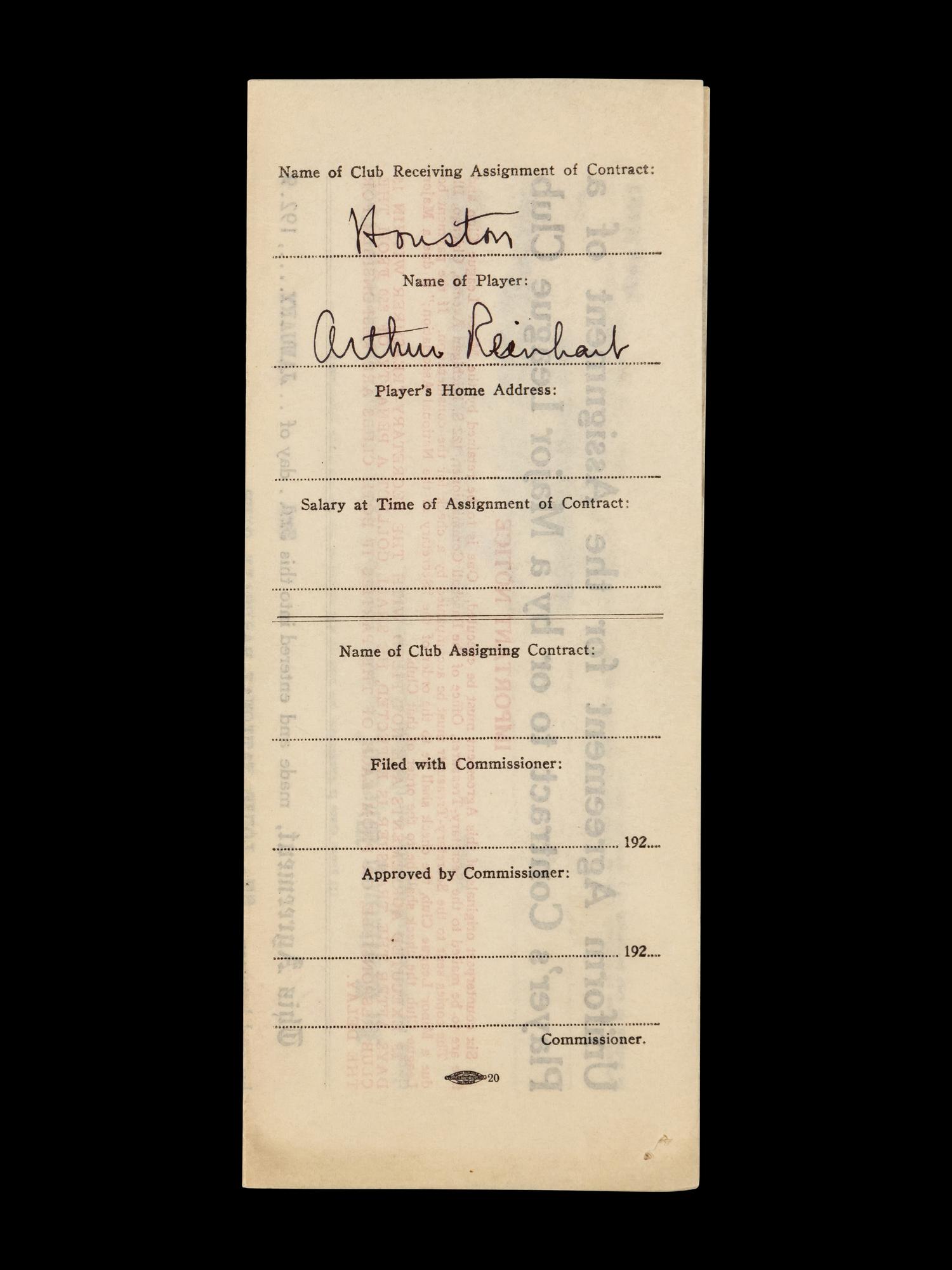 A Group of 15 1920s-30s St. Louis Cardinals Contract Agreements All Signed by Branch Rickey