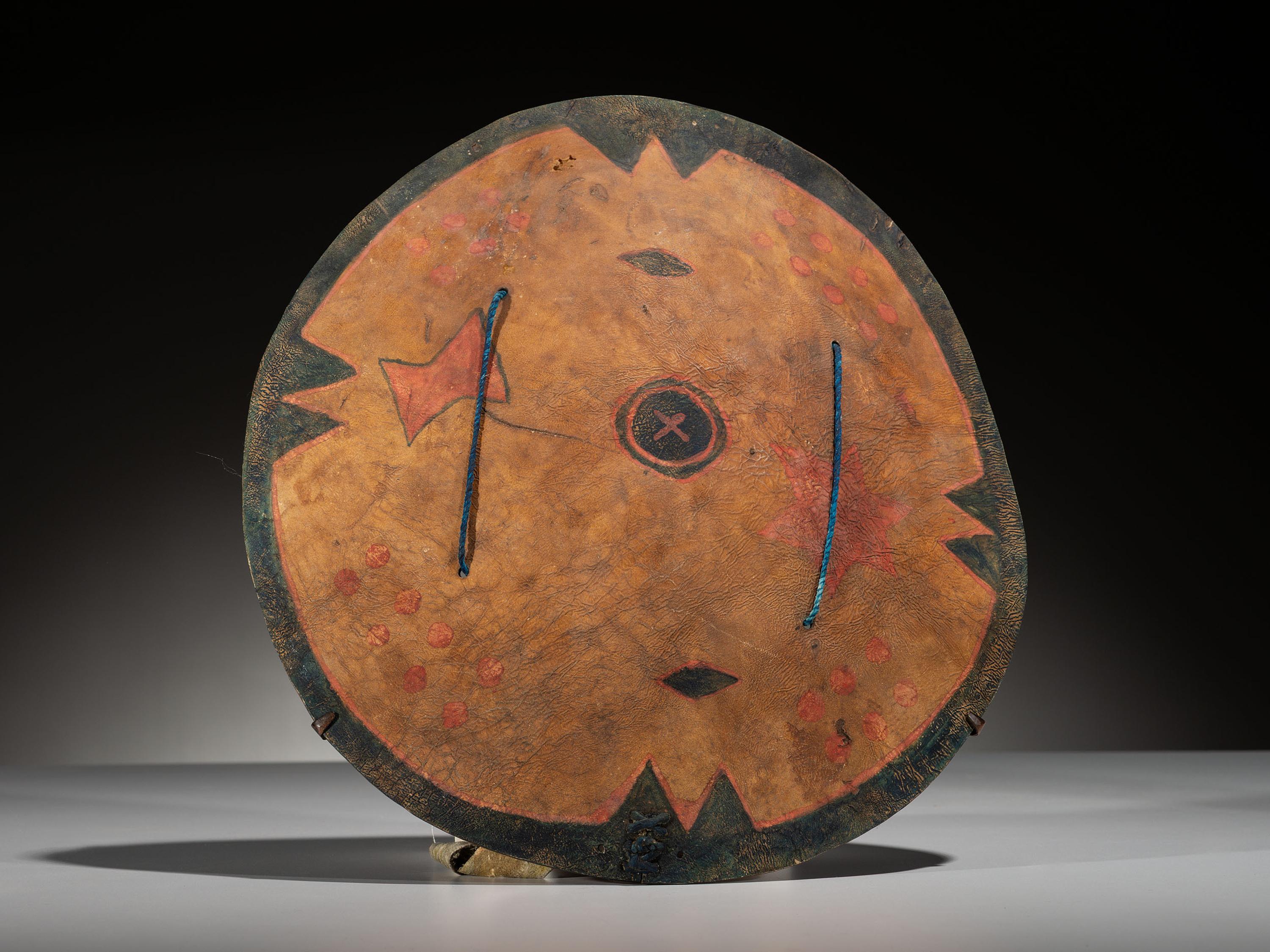 Apache Painted Shield and Cover