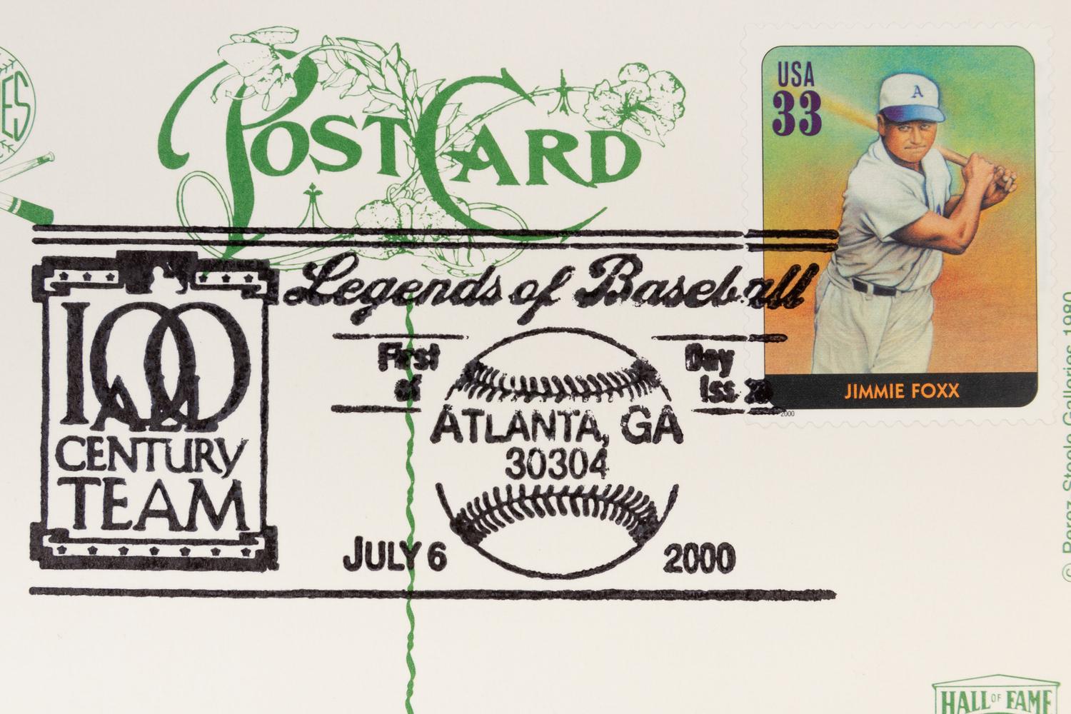 A Collection of 24 Legends of Baseball First Day of Issue Perez Steele Postcards,