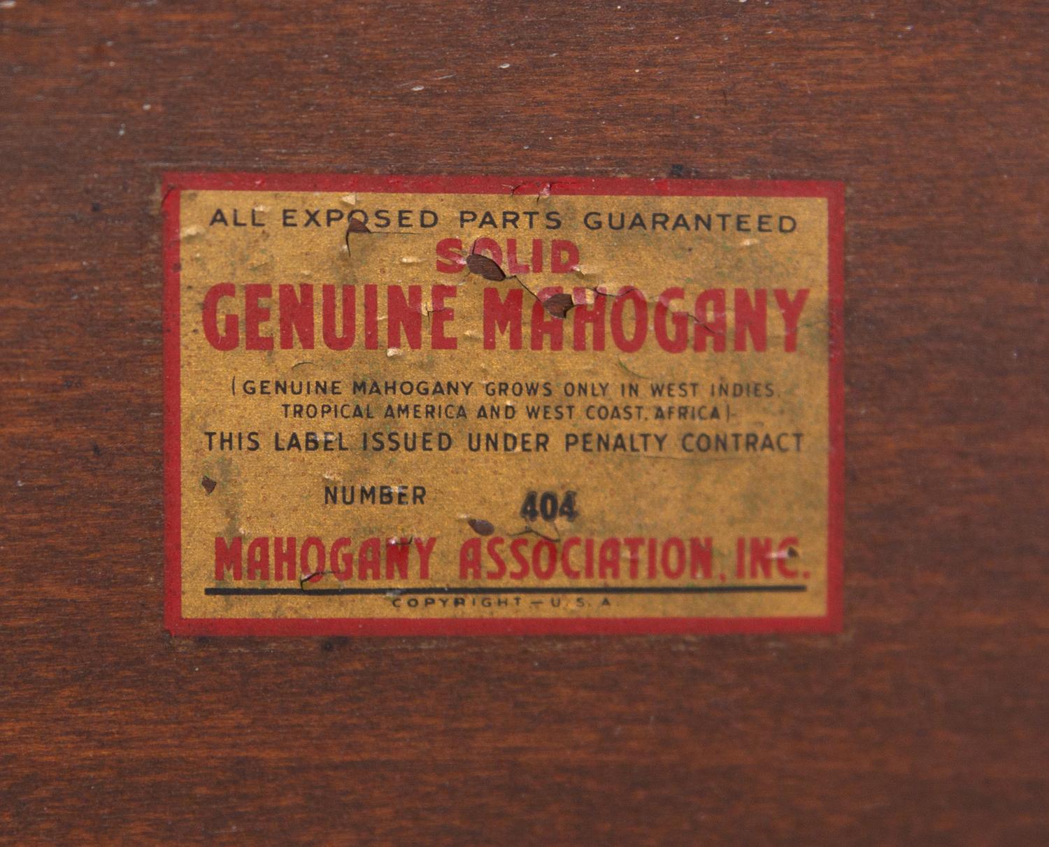 A Pair of George III Style Mahogany Demilune Tables