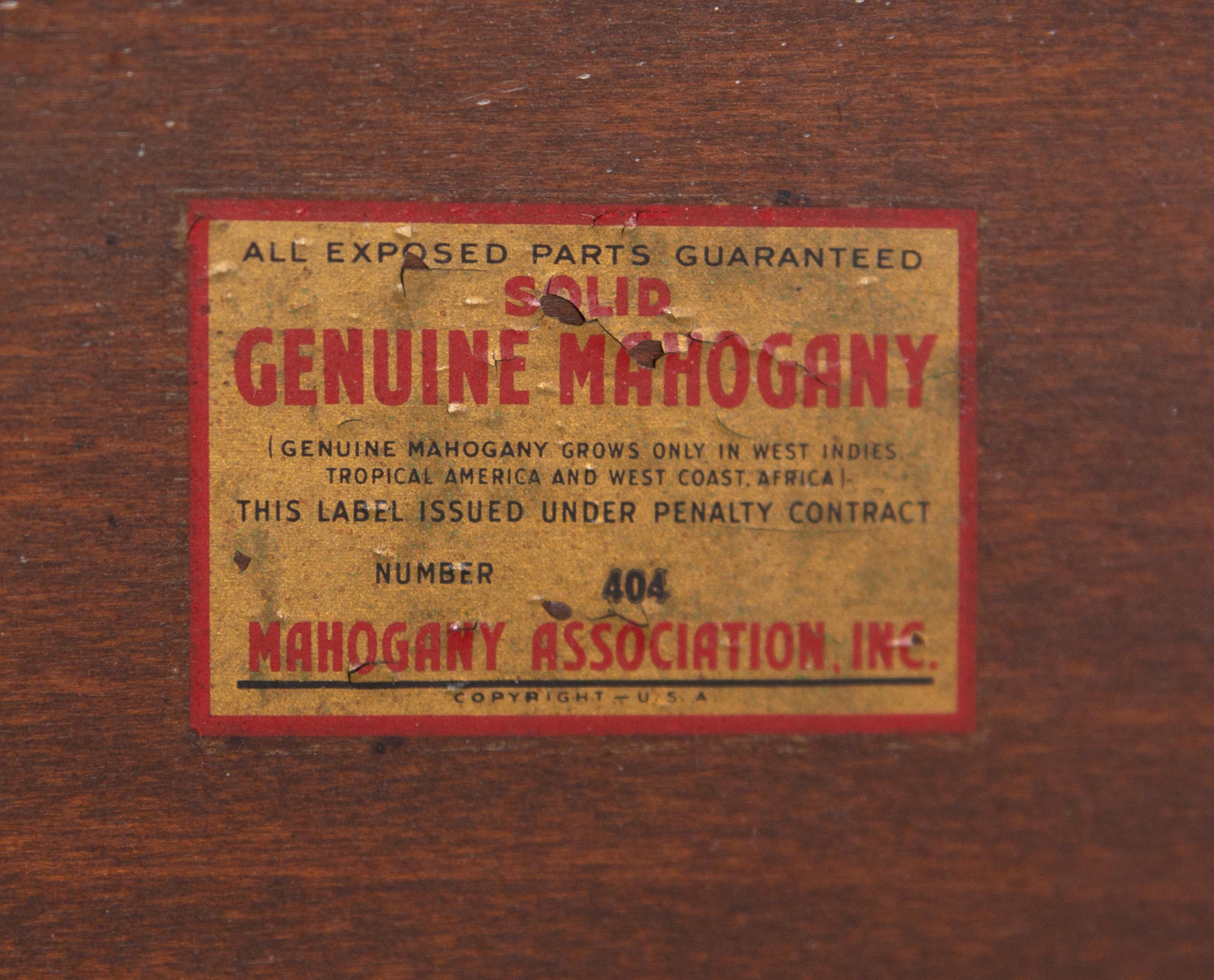 A Pair of George III Style Mahogany Demilune Tables