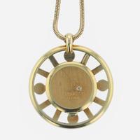 An 18K yellow gold pendant watch, Tiffany & Co. Paloma Picasso, 1984