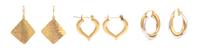 A Collection of 14 Karat Yellow Gold Jewelry, 25.10 dwts.