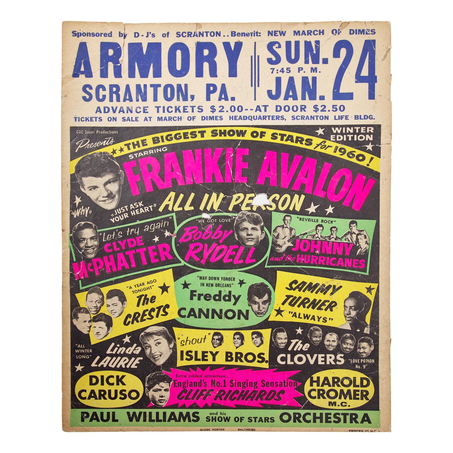 [Rock' N' Roll] [Avalon, Frankie, and Bobby Rydell, and the Isley Brothers, et al.] The Biggest Show of Stars for 1960!