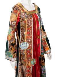 Sant Angelo Patchwork Klimt Bohemian Dress, 1969