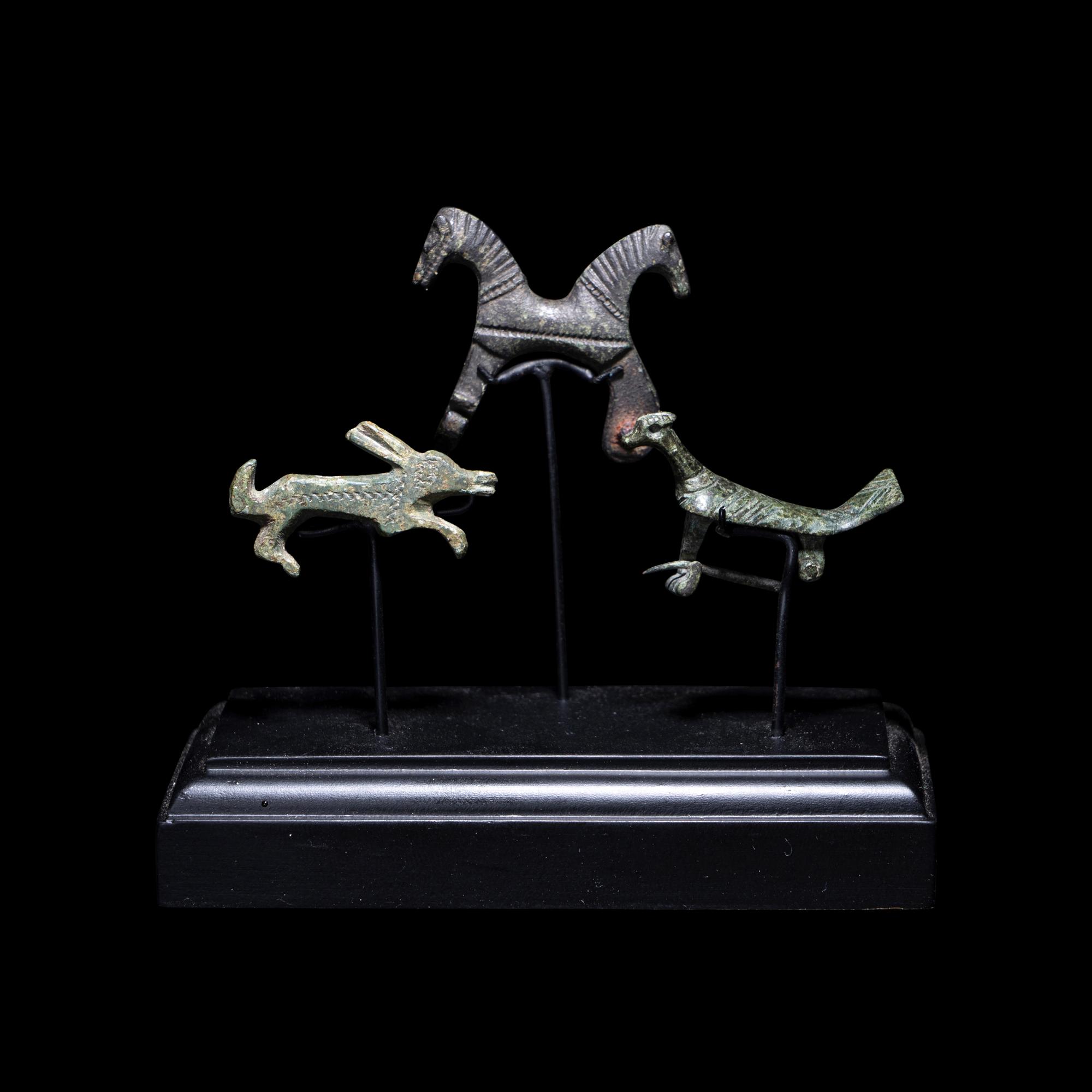 Three Roman Bronze Fibulae