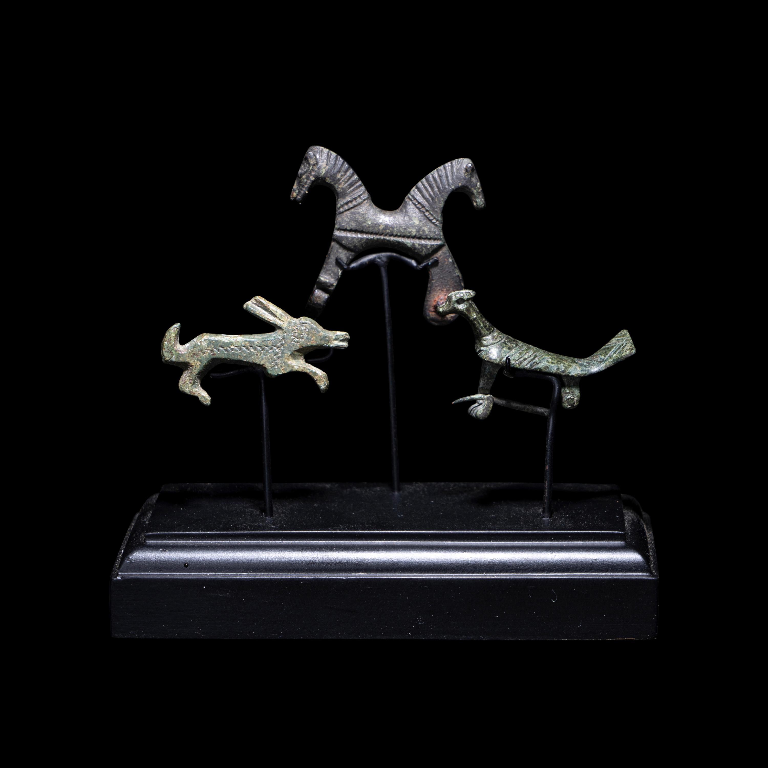 Three Roman Bronze Fibulae
