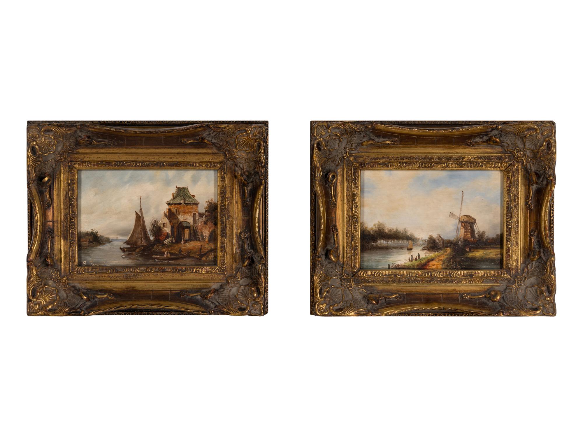 Landscapes (a pair of works)