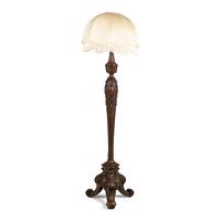 A Louis XV Style Carved Floor Lamp