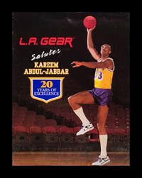 A Group of Eight 1980s-90s Sports Advertising Posters (Including Larry Bird and Kareem Abdul-Jabbar),