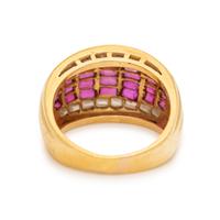 RUBY AND DIAMOND RING