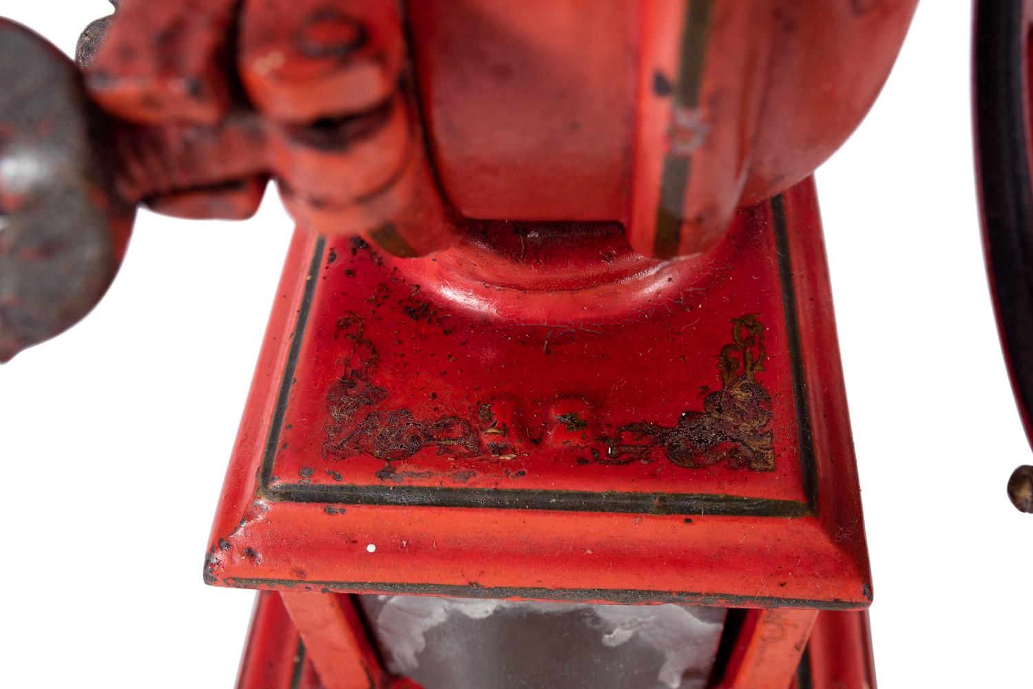 A Lane Brothers No. 12 Swift Double-Wheeled Coffee Grinder