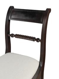A Set of Four English Mahogany Dining Chairs