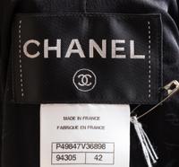 A Chanel Black Wool Shimmer Jacket,