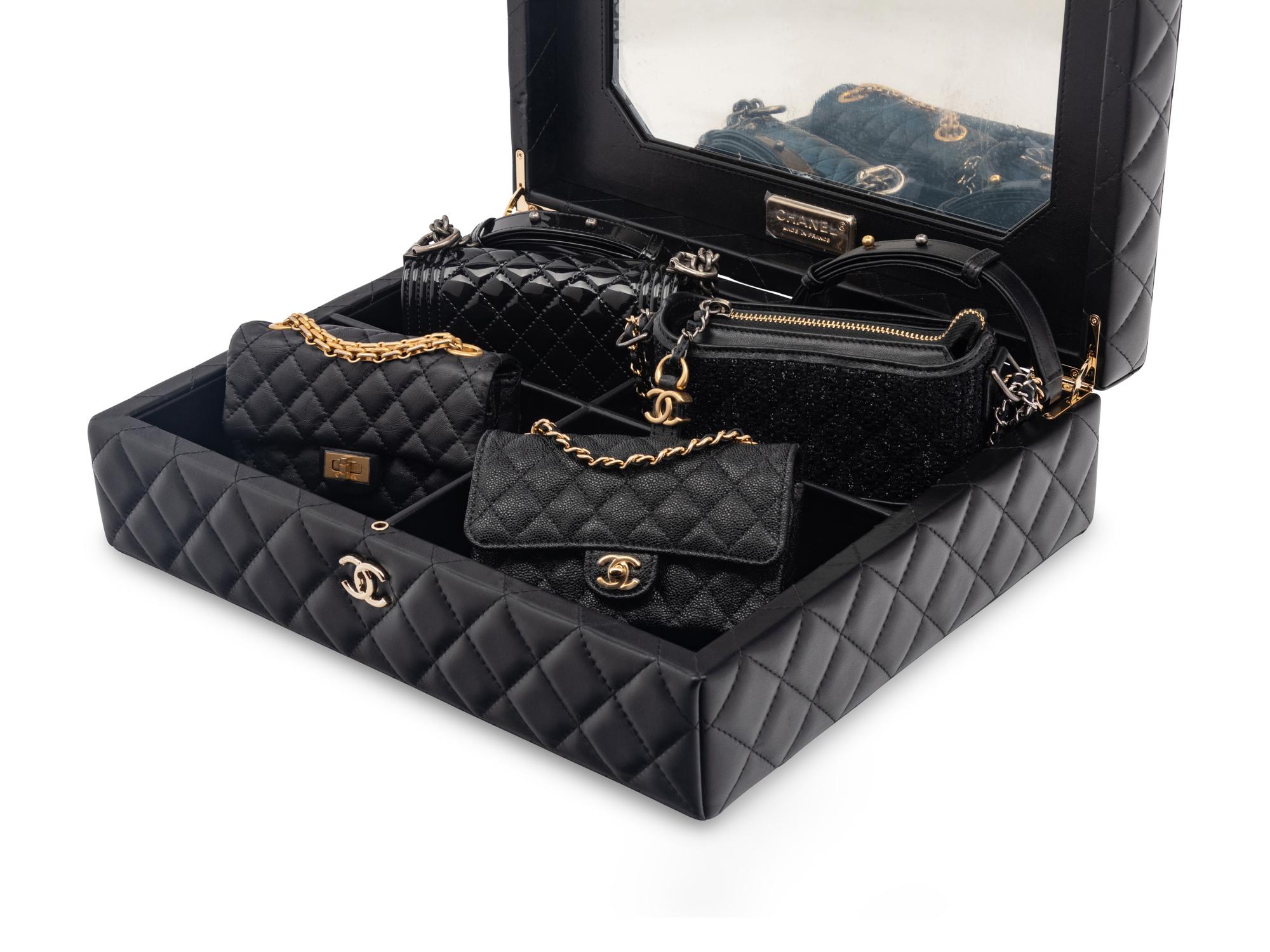 CHANEL "SUCCESS STORY" SET OF FOUR MINI BAGS WITH BOX