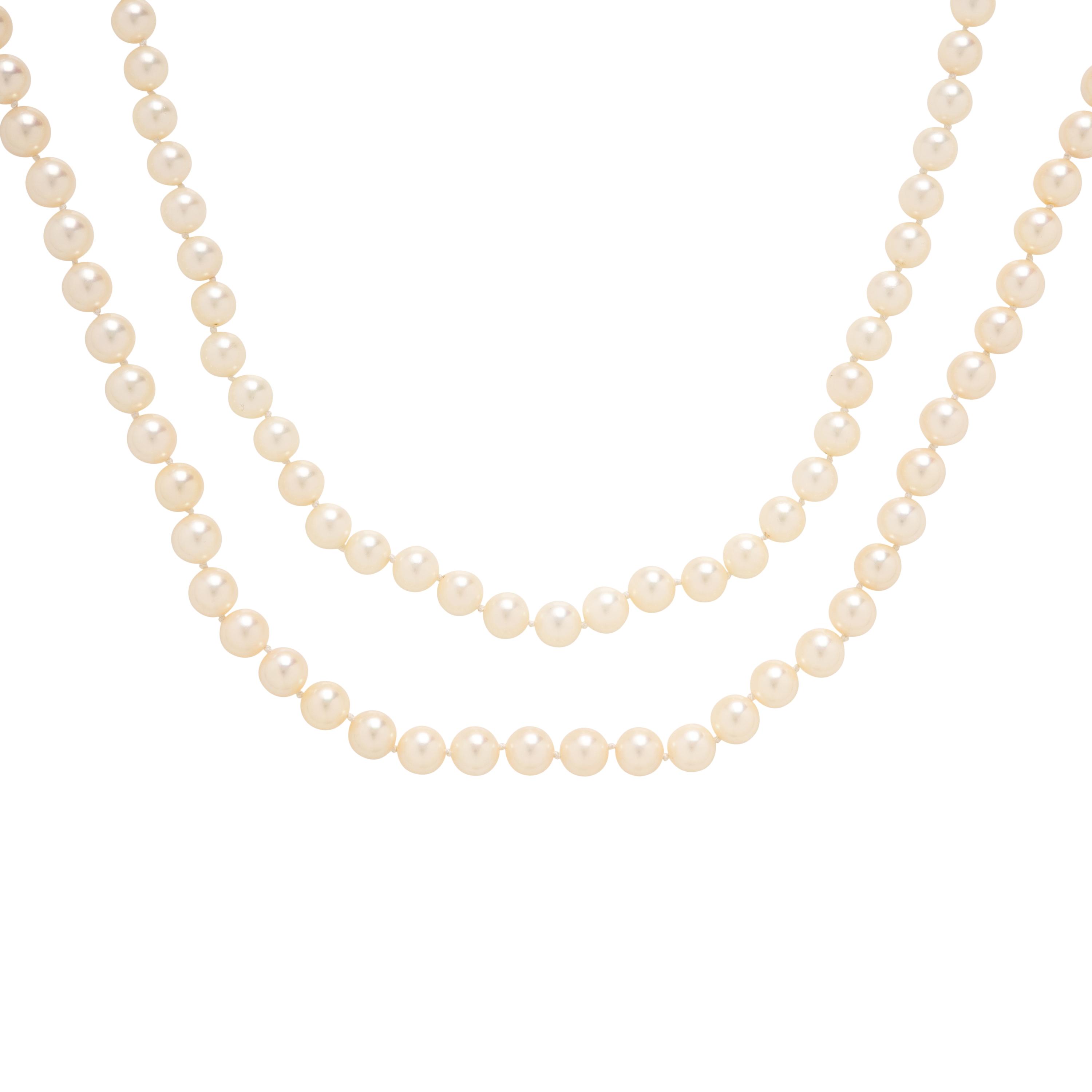 Two Cultured Pearl Necklaces