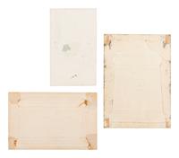 [LINCOLNIANA] Group of 3 Lincoln mourning items, comprising: