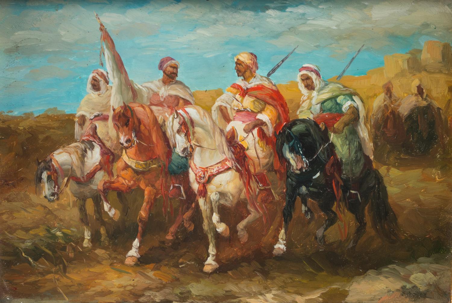 Men on Horseback (three works)