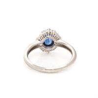 SAPPHIRE AND DIAMOND RING