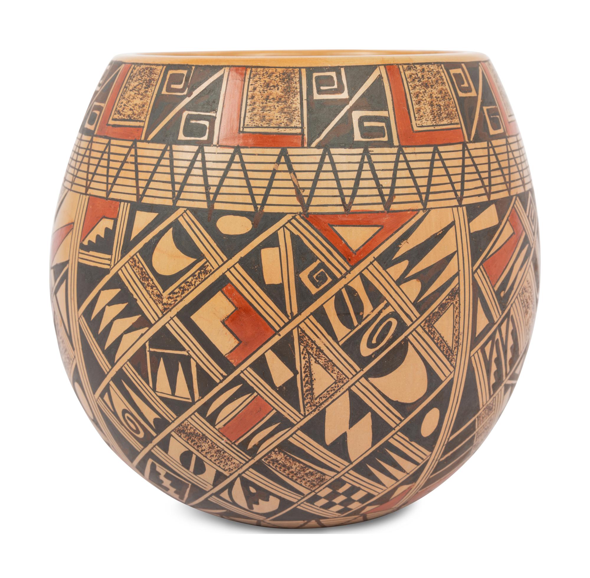 Bowl with Geometric Designs