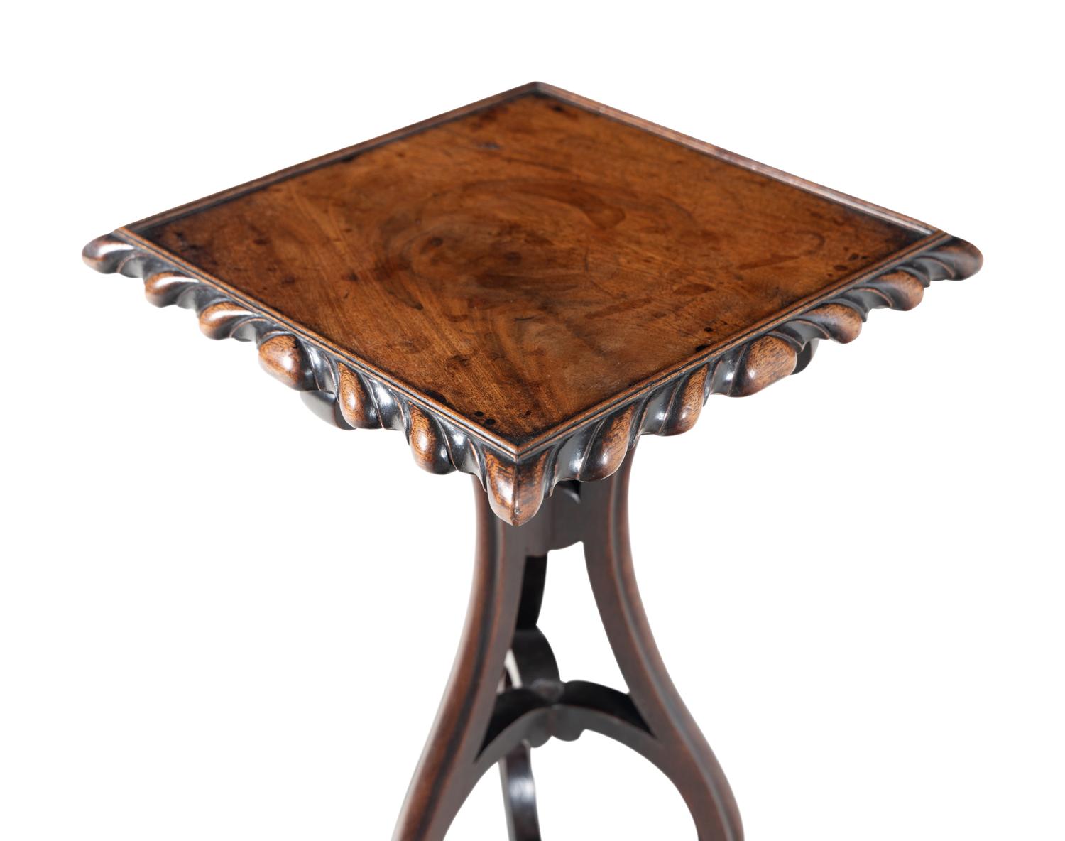 A George II Mahogany Tripod Kettle Stand