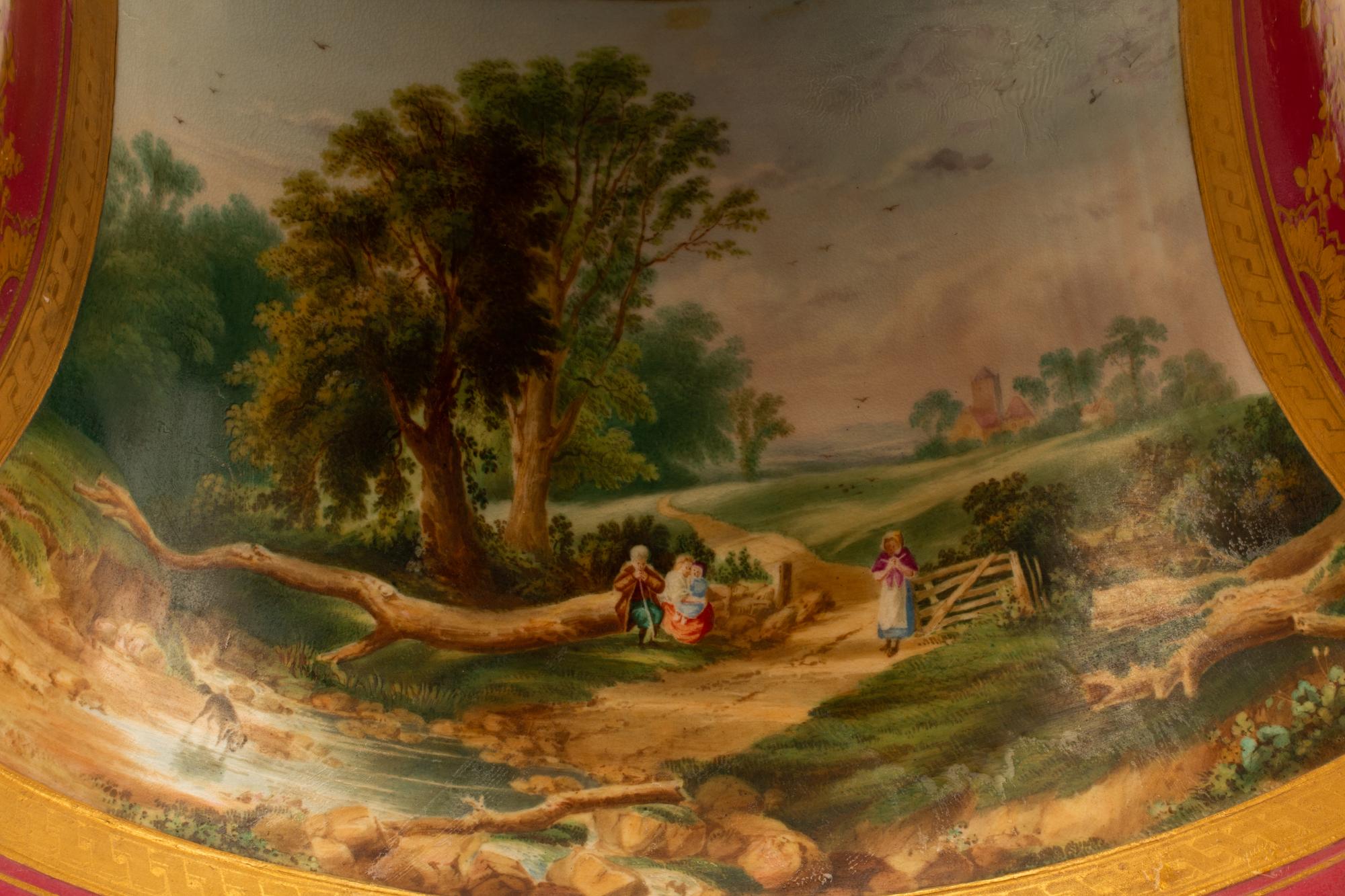 A French Porcelain Centerpiece
