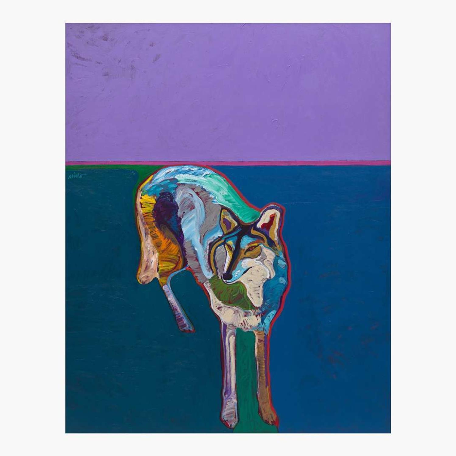 John Nieto (American, 1936-2018) Gray Wolf