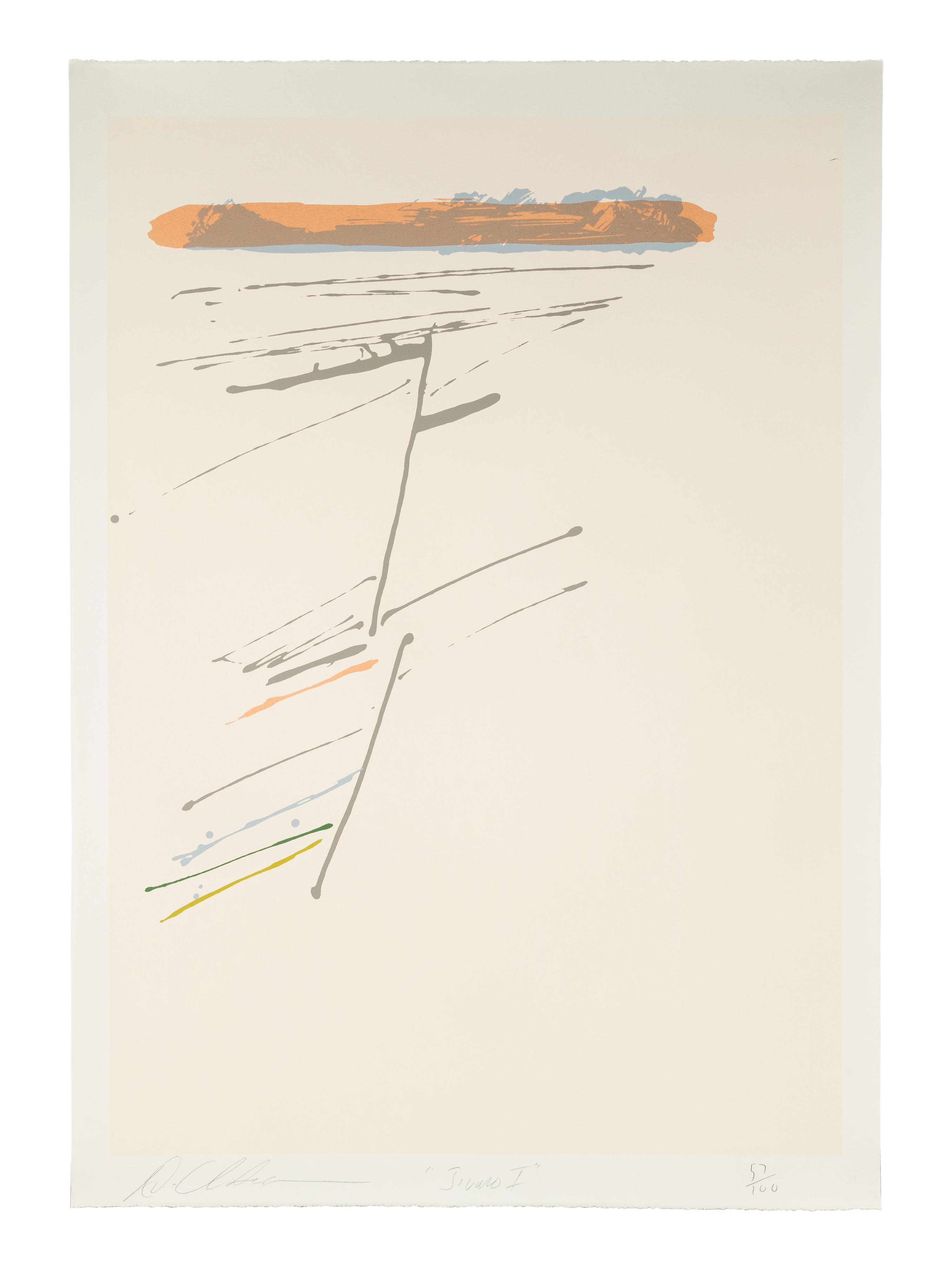 Blue Rancho, Shanidar , Jivaro I, and Jivaro II (a group of four prints)